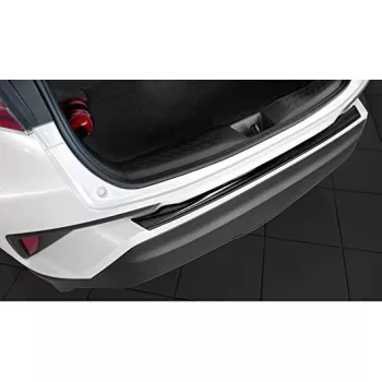   Avisa protecție bară spate din oțel negru TOYOTA C-HR crossover 2016-2019, FL2019->2023