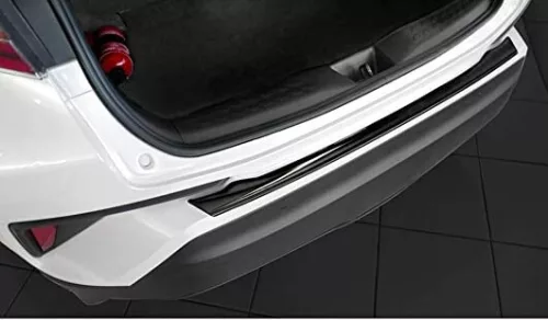 Avisa protecție bară spate din oțel negru TOYOTA C-HR crossover 2016-2019, FL2019->2023