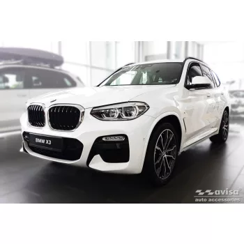   Avisa protecție bară spate din oțel negru Bmw X3 G01 (fără M pakiet) 2017-2021, FL2021- FL2021-2024