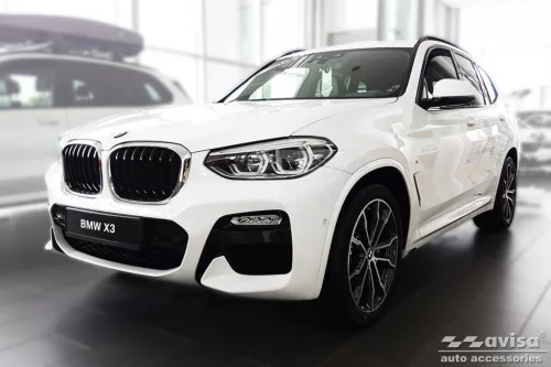 Avisa protecție bară spate din oțel negru Bmw X3 G01 (fără M pakiet) 2017-2021, FL2021- FL2021-2024