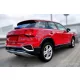Avisa protecție bară spate din oțel negru Audi Q2 crossover FL2020->