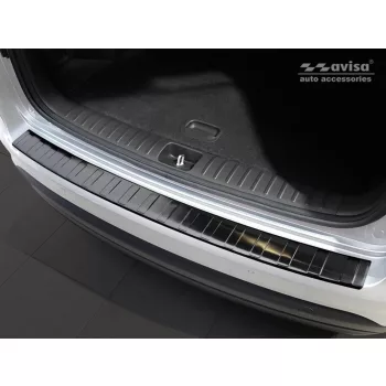   Avisa protecție bară spate din oțel negru HYUNDAI TUCSON III FL2018-2020