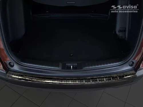 Avisa protecție bară spate din oțel negru HONDA CR-V V 2018->2023, HONDA CR-V V Hybrid 2019->2023