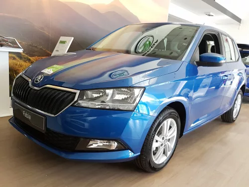 Avisa protecție bară spate din oțel negru SKODA Fabia III Hatchback FL2018-2021