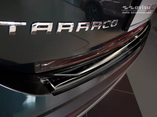 Avisa protecție bară spate din oțel negru Seat TARRACO/TARRACO FR/HYBRID 2018->