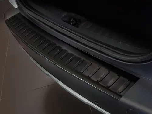 Avisa protecție bară spate din oțel negru PEUGEOT 2008 crossover 2013-2016, FL2016-2019