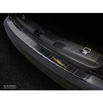  Avisa protecție bară spate din oțel negru VOLKSWAGEN CADDY 2003-2015, FL2015-2020, VOLKSWAGEN CADDY MAXI 2003-2015, FL02.2015->2020