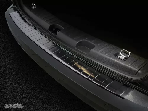 Avisa protecție bară spate din oțel negru VOLKSWAGEN CADDY 2003-2015, FL2015-2020, VOLKSWAGEN CADDY MAXI 2003-2015, FL02.2015->2020