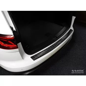   Avisa protecție bară spate din oțel negru VOLKSWAGEN TOUAREG III 2018-2023 FL 2023