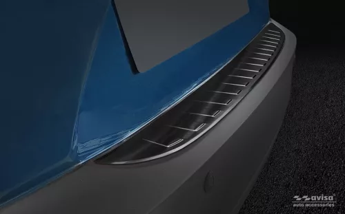 Avisa protecție bară spate din oțel negru Mazda CX-3 2015-2018, FL2018->2022