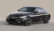 Avisa protecție bară spate din oțel negru MERCEDES C Class C205 Coupe AMG 2015-2019, FL2019-2021