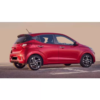   Avisa protecție bară spate din oțel negru HYUNDAI i10 III Hatchback 5D 2019->2023 Fl.2023->