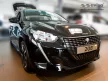 Avisa protecție bară spate din oțel negru PEUGEOT 208 II Hatchback 5D 2019-2023, FL.2023->