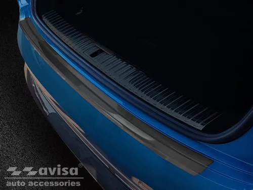 Avisa protecție bară spate din oțel negru Audi E-TRON 2018->, Audi E-TRON Sportback 2019-