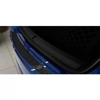   Avisa protecție bară spate din oțel negru SKODA Octavia IV liftback fără îndoiri 2019-2024 FL 2024->