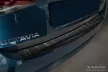 Avisa protecție bară spate din oțel negru nou design, cu îndoire SKODA Octavia IV liftback 2019-2024 FL 2024->
