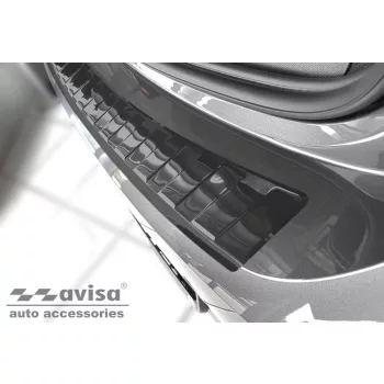   Avisa protecție bară spate din oțel negru Corsa F VI Edition/Elegance hb 5d, Corsa-e Edition 5d 2019-2023, FL 2023->, Corsa Corsa-e Edition/Elegance 2019->