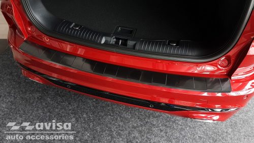 Avisa negru oțel Protecție bară spate FORD KUGA III ST-Line/Hybrid/Vignale 2019-2024, FL 2024-