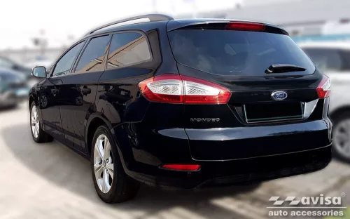 Avisa protecție de bară din oțel neagră FORD MONDEO IV MK4 turnier FL2010-2014