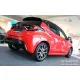 Avisa protecție bară spate din oțel negru TOYOTA Yaris IV Hatchback 5D/Hybrid 2020-2024 FL.2024->
