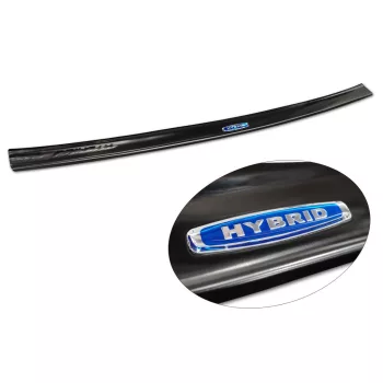   Avisa protecție bară spate din oțel negru TOYOTA HIGHLANDER IV(XU70) 2019