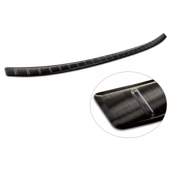   Avisa protecție bară spate din oțel negru VOLKSWAGEN TAIGO 2021