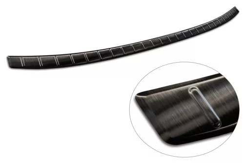 Avisa protecție bară spate din oțel negru VOLKSWAGEN TAIGO 2021