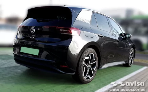 Avisa protecție bară spate din oțel negru VOLKSWAGEN ID.3 Hatchback 5D 2019-2023, FL2023
