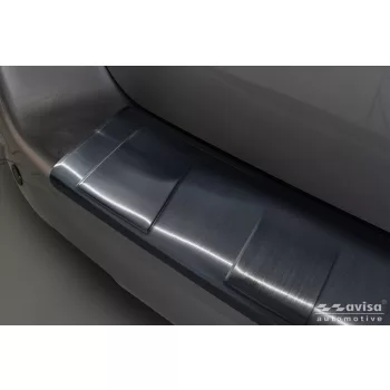   Avisa protecție bară spate din oțel negru, lungime extinsă JUMPY III 4D 2016->, SPACETOURER 2016->, VIVARO III 2019->, ZAFIRA LIFE 2019->etc.