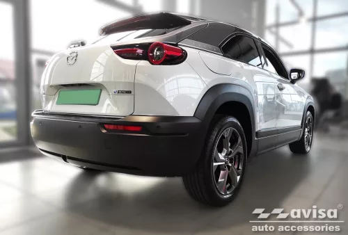 Avisa protecție bară spate din oțel negru Mazda MX-30 2020->