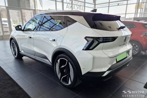 Avisa protecție de bară din oțel neagră (din 2 bucăți) RENAULT SCENIC E-TECH ELECTRIC 2024->