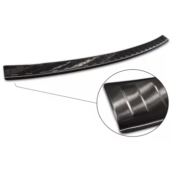   Avisa protecție bară spate din oțel negru PEUGEOT 4007 2007-2012, CITROEN C-CROSSER 2007-2012, MITSUBISHI OUTLANDER II 2006-2012