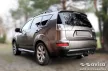 Avisa protecție bară spate din oțel negru PEUGEOT 4007 2007-2012, CITROEN C-CROSSER 2007-2012, MITSUBISHI OUTLANDER II 2006-2012