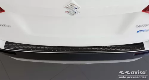 Avisa protecție bară spate din oțel negru Suzuki Vitara II/Hybrid 2015-2018, FL2018-2024, FL 2024->