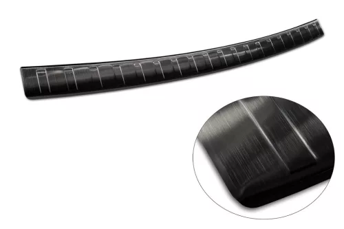 Avisa negre oțel Protecție bară spate Bmw 5 VII Touring G31 FL 2020-2024 (fără M-pakiet)