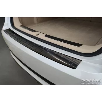   Avisa protecție bară spate din oțel negru Bmw X6 II F16 2014-2019