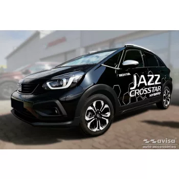   Avisa protecție bară spate din oțel negru HONDA JAZZ V CROSSTAR hybrid 2020->