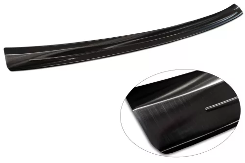 Avisa protecție bară spate oțel negru Audi Q4 E-TRON 2021->/Audi Q4 Sportback E -TRON 2021->