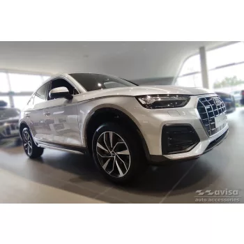  Avisa protecție bară spate oțel negru Audi Q5 Sportback/S-line 2020->, Audi Q5 Sportback TFSI E 2021->
