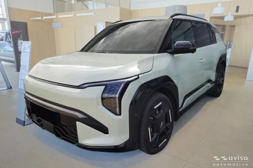 Avisa protecție de bară din oțel neagră (din 2 bucăți, stânga și dreapta) KIA EV3 GT 2024->