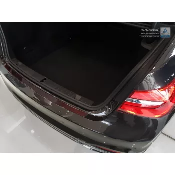   Avisa protecție bară spate din 3D carbon roșu/negru Bmw 7 limousine G11, G12 2015-2019 (fără M-pakiet)