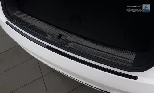 Avisa 3D protecție de bară din carbon neagră AUDI Q3 2011-2015, FL 02.2015-2018