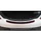 Avisa protecție bară spate MERCEDES C Class W205 limousine 2014->3D carbon cu model roșu/negru
