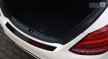 Avisa protecție bară spate MERCEDES C Class W205 limousine 2014->3D carbon cu model roșu/negru