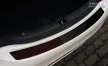 Avisa protecție bară spate MERCEDES C Class W205 limousine 2014->3D carbon cu model roșu/negru