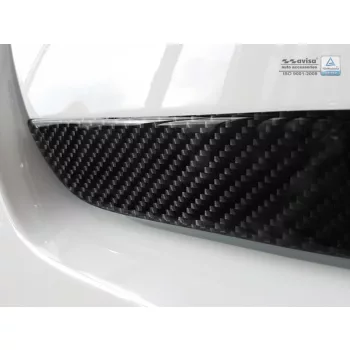   Avisa ornament de ușă din oțel negru 3D carbon NISSAN MICRA V 2016->