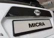 Avisa ornament de ușă din oțel negru 3D carbon (cu deschidere) NISSAN MICRA V 2016->
