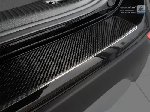 Avisa protecție de bară din carbon neagră OPEL MOKKA X 2016->