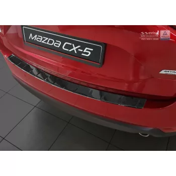   Avisa protecție bară spate din carbon negru Mazda CX-5 2017->