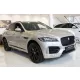 Avisa protecție de bară din carbon neagră JAGUAR F-PACE 2016->